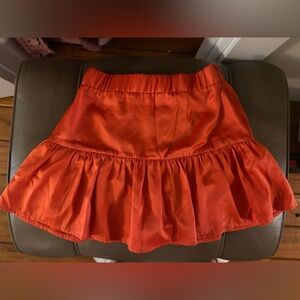 Glam Bold Orange/Red Skirt